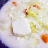 豆腐と白菜のクリームシチュー